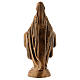 Our Lady of Miracles statue, 40 cm bronzed marble dust FOR OUTDOORS s5