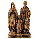 Heilige Familie 40cm Marmorpulver Bronzefinish für AUSSENGEBRAUCH s1