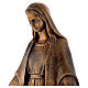 Wunderbare Gottesmutter 62cm Marmorpulver Bronzefinish für AUSSENGEBRAUCH s4