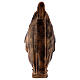 Wunderbare Gottesmutter 62cm Marmorpulver Bronzefinish für AUSSENGEBRAUCH s7
