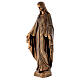 Miraculous Medal statue in bronzed marble powder composite 62 cm, OUTDOOR s3