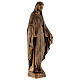 Miraculous Medal statue in bronzed marble powder composite 62 cm, OUTDOOR s5