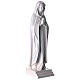 Our Lady Rosa Mystica, 70 cm synthetic white marble s5