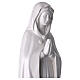 Our Lady Rosa Mystica, 70 cm synthetic white marble s6