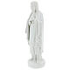 Statue of St. Catherine Tekakwitha 55 cm in white marble powder s3