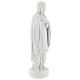 Statue of St. Catherine Tekakwitha 55 cm in white marble powder s5