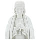 Estatua Santa Caterina Tekakwitha 55 cm polvo mármol blanco s2