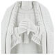 Statua Santa Caterina Tekakwitha 55 cm polvere marmo bianco s4