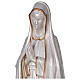 Estatua Virgen Fátima polvo mármol nacarado oro 60 cm s2