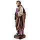 St Joseph with Child Jesus statue in painted reconstituted marble 30 cm OUTDOORS s3