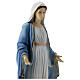 Our Lady of Grace painted reconstituted marble 40 cm OUTDOORS s4