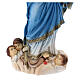 Bemalte unbefleckte Madonna aus Marmorstaub, 30 cm AUßEN s3