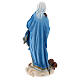 Blessed Mother Mary statue painted reconstituted marble 30 cm OUTDOORS s6