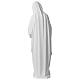 Statue Vierge à l'Enfant en marbre synthétique blanc 100 cm s10