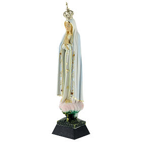 Statue Notre Dame de Fatima résine strass 22 cm