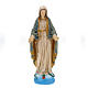 Statua Madonna Miracolosa resina colorata 20 cm s1