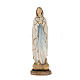 Statue Notre Dame de Lourdes résine colorée 20 cm s1