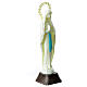Heiligenfigur Unsere liebe Frau von Lourdes, leuchtend, 14 cm. s3