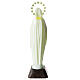 Heiligenfigur Unsere liebe Frau von Lourdes, leuchtend, 14 cm. s4