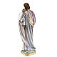 Statue St Joseph et enfant plâtre perlé 30 cm s4