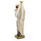 Our Lady of Carmel, pearlized plaster statue, 30 cm s4