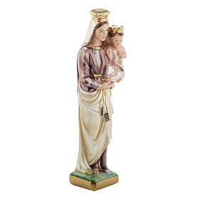 Statua Madonna del Carmine gesso 30 cm