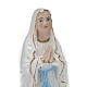 Our Lady of Lourdes, pearlized plaster statue, 30 cm s2