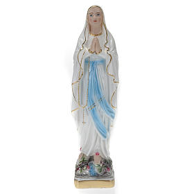Statua Madonna di Lourdes gesso 30 cm
