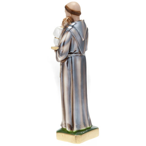 Statue Heiliger Antonius mit Jesuskind, Gips 30 cm 4