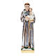 Statue Heiliger Antonius mit Jesuskind, Gips 30 cm s1