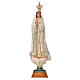 Madonna di Fatima con colombe dipinta 45 cm s5