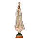 Madonna di Fatima con colombe dipinta 45 cm s1