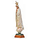 Madonna di Fatima con colombe dipinta 45 cm s2