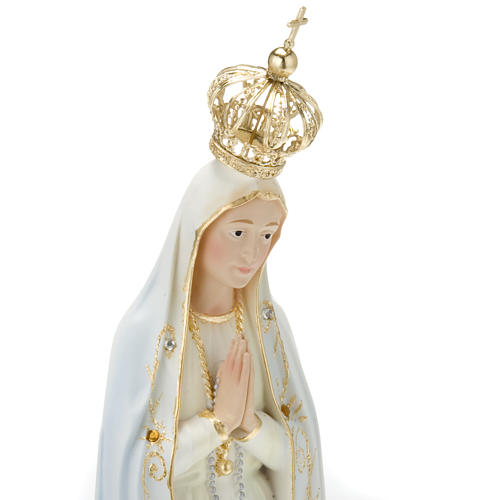 Our Lady of Fatima with crown, plastic statue, 35 cm 2