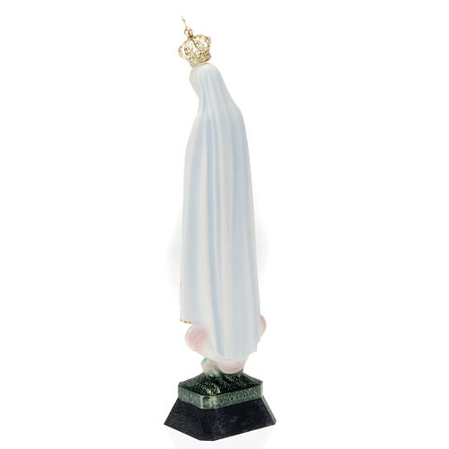 Our Lady of Fatima with crown, plastic statue, 35 cm 4