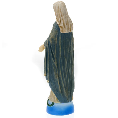 Statua della Madonna Miracolosa resina colorata 40 cm 4