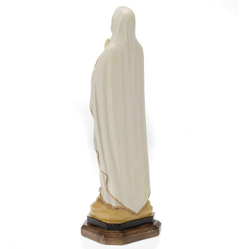 Estatua Nuestra Señora de Lourdes colorada 40 cm. 4