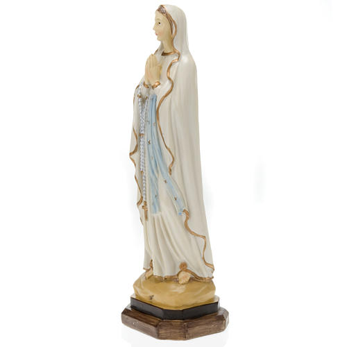 Statua Madonna di Lourdes resina colorata 40 cm 3