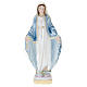 Estatua Virgen Milagrosa yeso nacarado 30 cm. s1