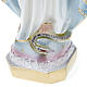 Estatua Virgen Milagrosa yeso nacarado 30 cm. s3