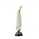 Estatua Nuestra Señora de Fatima corona ojos cristal 35 cm. s2
