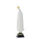 Our Lady of Fatima, plastic statue, crown, crystal eyes, 35 cm s3