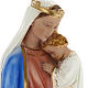 Madonna with child statue in plaster, 60 cm s2