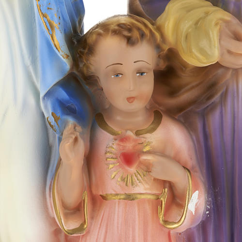 Holy Family statue in plaster, 40 cm 4