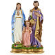 Holy Family statue in plaster, 40 cm s1