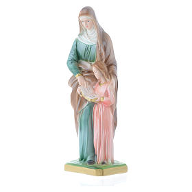 Statue Heilige Anna, Gips 30 cm