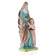 Statue Heilige Anna, Gips 30 cm s3