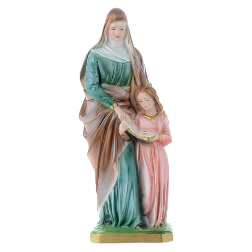 Saint Anne statue in plaster, 30 cm 1