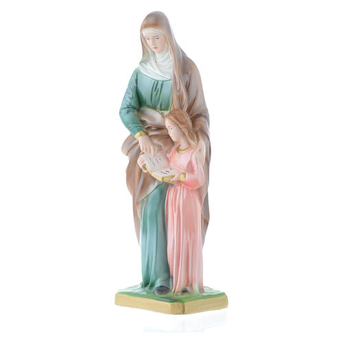 Saint Anne statue in plaster, 30 cm 2