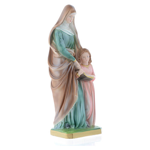 Saint Anne statue in plaster, 30 cm 3